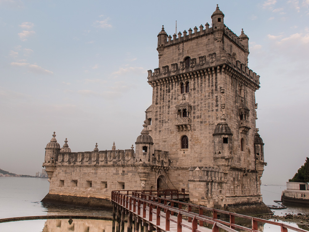 The Belém Tower in Lisbon.